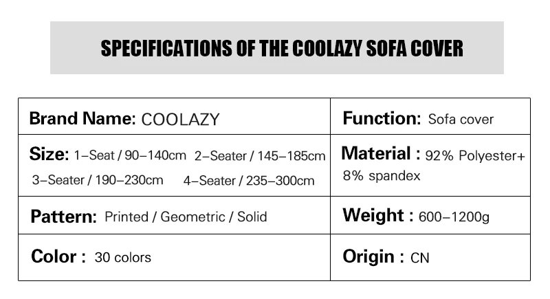 Coolazy Stretch Plaid Sofa Slipcover Elastic Sofa Covers for Living Room Funda Sofa Chair Couch Cover Home Decor 1/2/3/4-seater