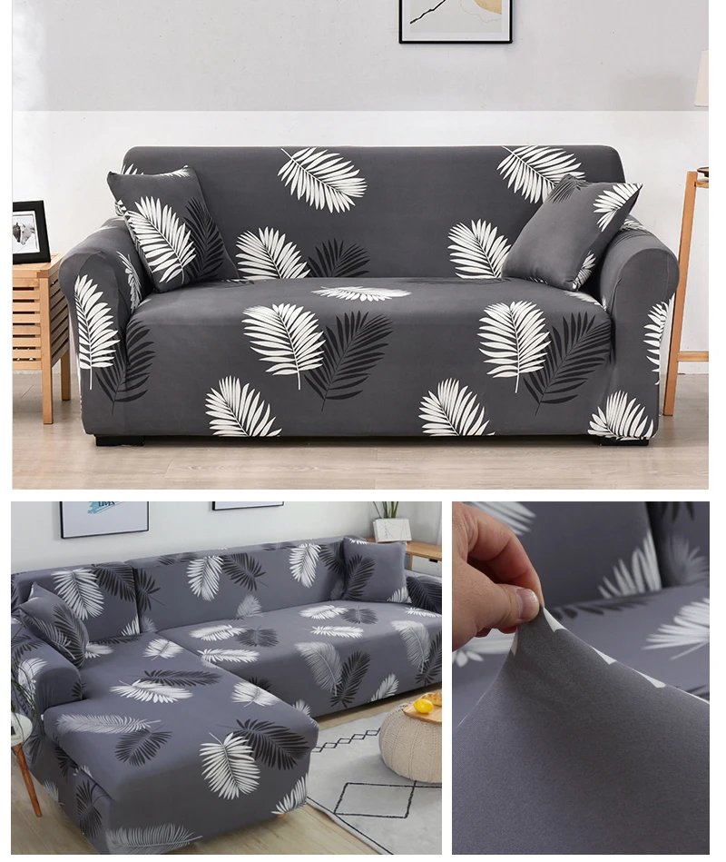 Coolazy Stretch Plaid Sofa Slipcover Elastic Sofa Covers for Living Room Funda Sofa Chair Couch Cover Home Decor 1/2/3/4-seater