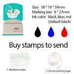 Children's Name Seal Custom Student's Name Stamp  Kindergarten Clothes Waterproof Name Sticker Will Not be Washed Off  Christmas - Image 2