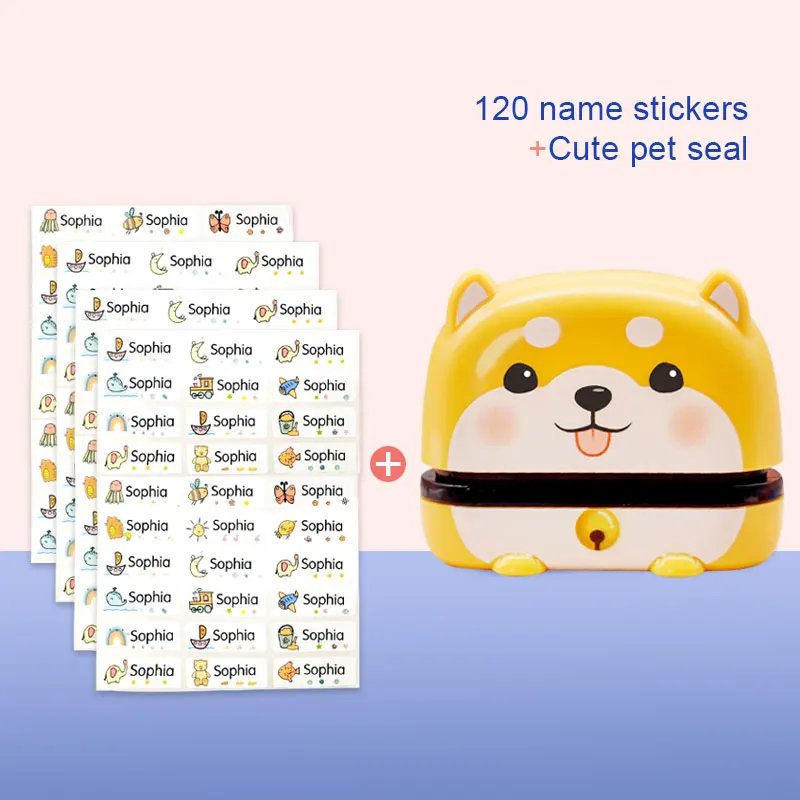 dog and Sticker