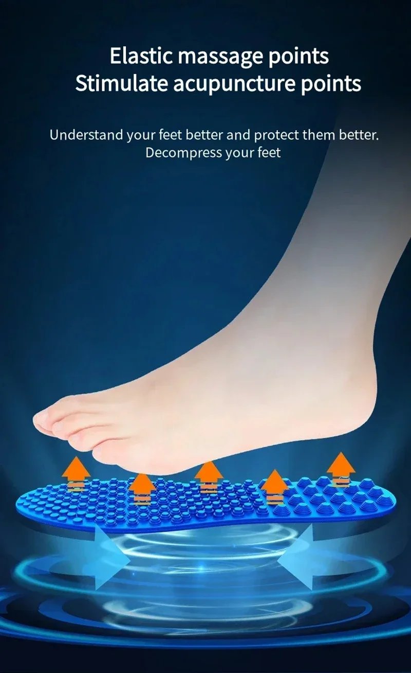 1 Pair Soft Finger Pressure Board Insoles for Men And Women Shoe Pads Relieve Foot Fatigue Sports Casual Shoes Massage Insole 1 Pair Soft Finger Pressure Board Insoles for Men And Women Shoe Pads Relieve Foot Fatigue Sports Casual Shoes Massage Insole
