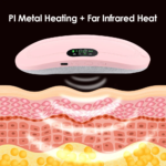 Electric Waist Massage Period Cramp Massager Vibrating Heating Belt for Menstrual Waist Stomach Abdominal Warm Palace Belt - Image 2