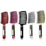 Hair Brush Scalp Massage Comb Hairbrush Bristle&Nylon Women Wet Curly Detangle Hair Brush for Salon Hairdressing Styling Tools - Image 2