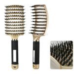 Hair Brush Scalp Massage Comb Hairbrush Bristle&Nylon Women Wet Curly Detangle Hair Brush for Salon Hairdressing Styling Tools - Image 4