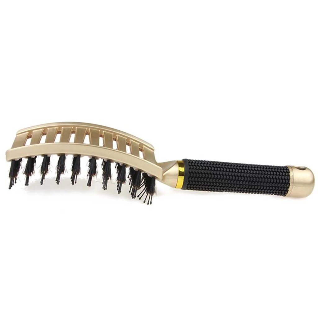 Hair Brush Scalp Massage Comb Hairbrush Bristle&Nylon Women Wet Curly Detangle Hair Brush for Salon Hairdressing Styling Tools