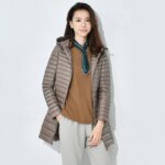 Winter Lightweight Down Jacket Women Mid Length White Duck Down Puffer Coat Woman Portable Slim Fit Fashion Outerwear JK-070 - Image 3