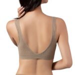 Women Deep V Ribbed Bralette Push-Up Bras Sports Seamless Bra Padded & Unlined Underwear Two Versions Top Sexy Lingerie S-XL - Image 4