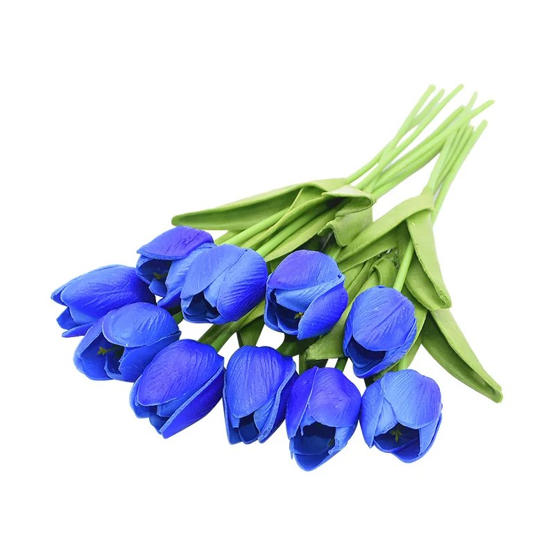 10PCS Tulip Artificial Flower Real Touch Artificial Bouquet PE Fake Flower for Wedding Decoration Flowers Home Garden Decor 10PCS Tulip Artificial Flower Real Touch Artificial Bouquet PE Fake Flower for Wedding Decoration Flowers Home Garden Decor