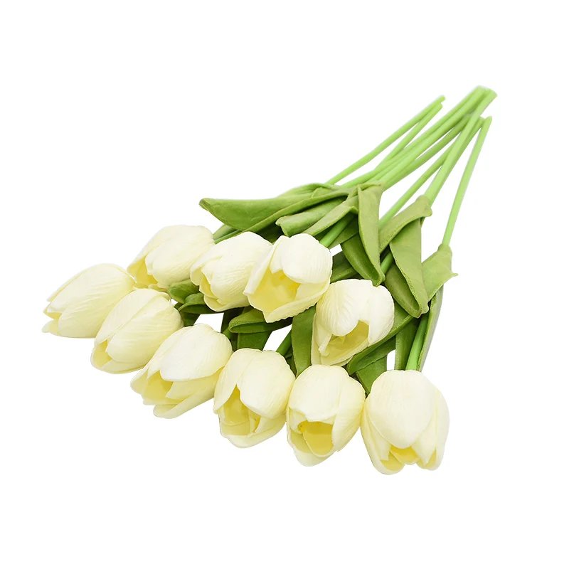 10PCS Tulip Artificial Flower Real Touch Artificial Bouquet PE Fake Flower for Wedding Decoration Flowers Home Garden Decor 10PCS Tulip Artificial Flower Real Touch Artificial Bouquet PE Fake Flower for Wedding Decoration Flowers Home Garden Decor