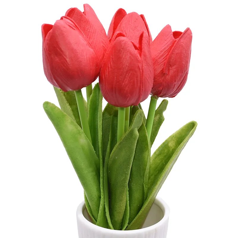 10PCS Tulip Artificial Flower Real Touch Artificial Bouquet PE Fake Flower for Wedding Decoration Flowers Home Garden Decor 10PCS Tulip Artificial Flower Real Touch Artificial Bouquet PE Fake Flower for Wedding Decoration Flowers Home Garden Decor
