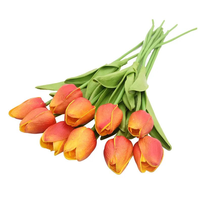 10PCS Tulip Artificial Flower Real Touch Artificial Bouquet PE Fake Flower for Wedding Decoration Flowers Home Garden Decor 10PCS Tulip Artificial Flower Real Touch Artificial Bouquet PE Fake Flower for Wedding Decoration Flowers Home Garden Decor