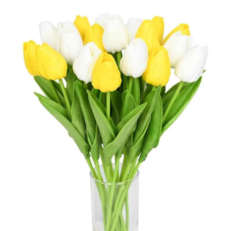 10PCS Tulip Artificial Flower Real Touch Artificial Bouquet PE Fake Flower for Wedding Decoration Flowers Home Garden Decor 10PCS Tulip Artificial Flower Real Touch Artificial Bouquet PE Fake Flower for Wedding Decoration Flowers Home Garden Decor
