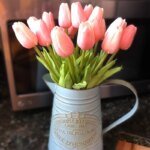 10PCS Tulip Artificial Flower Real Touch Artificial Bouquet PE Fake Flower for Wedding Decoration Flowers Home Garden Decor - Image 2