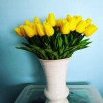 10PCS Tulip Artificial Flower Real Touch Artificial Bouquet PE Fake Flower for Wedding Decoration Flowers Home Garden Decor - Image 3