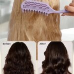 1Box Air Weave Wave Detangling Brush Anti-static Vent Hair Brush Scalp Massage Comb Hair Styling Tool for Curly Straight Hair - Image 2