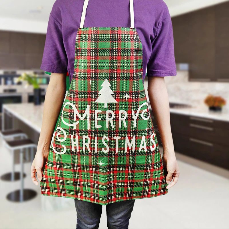 Linen Merry Christmas Apron Christmas Decorations for Home Kitchen Accessories 2026 Christmas Natal Navidad 2027 New Year Gifts Linen Merry Christmas Apron Christmas Decorations for Home Kitchen Accessories 2026 Christmas Natal Navidad 2027 New Year Gifts