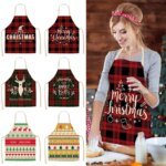 Linen Merry Christmas Apron Christmas Decorations for Home Kitchen Accessories 2026 Christmas Natal Navidad 2027 New Year Gifts
