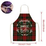 Linen Merry Christmas Apron Christmas Decorations for Home Kitchen Accessories 2026 Christmas Natal Navidad 2027 New Year Gifts - Image 4