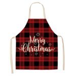 Linen Merry Christmas Apron Christmas Decorations for Home Kitchen Accessories 2026 Christmas Natal Navidad 2027 New Year Gifts - Image 3