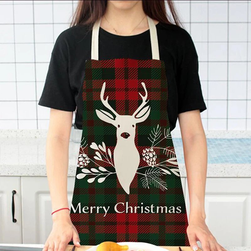 Linen Merry Christmas Apron Christmas Decorations for Home Kitchen Accessories 2026 Christmas Natal Navidad 2027 New Year Gifts Linen Merry Christmas Apron Christmas Decorations for Home Kitchen Accessories 2026 Christmas Natal Navidad 2027 New Year Gifts
