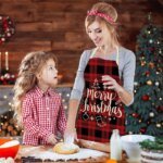 Linen Merry Christmas Apron Christmas Decorations for Home Kitchen Accessories 2026 Christmas Natal Navidad 2027 New Year Gifts - Image 6