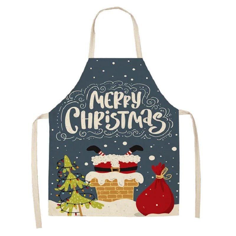 Linen Merry Christmas Apron Christmas Decorations for Home Kitchen Accessories 2026 Christmas Natal Navidad 2027 New Year Gifts Linen Merry Christmas Apron Christmas Decorations for Home Kitchen Accessories 2026 Christmas Natal Navidad 2027 New Year Gifts