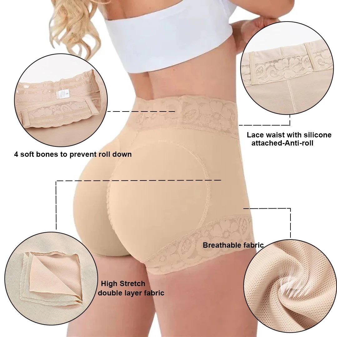 Tummy control butt lifter body shapewear women slimming girdle body shaper waist trainer high waist flat belly