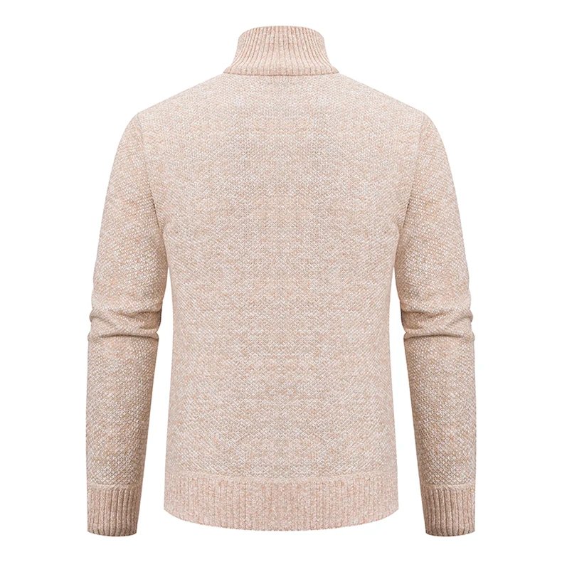Men's Casual Sports Coat Solid Color Stand Collar sweater Grab Fleece Warm Zipper Cardigan Men's Casual Sports Coat Solid Color Stand Collar sweater Grab Fleece Warm Zipper Cardigan