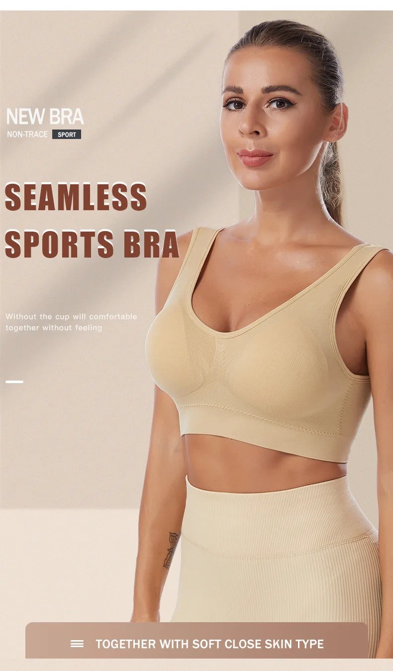 S-7XL Plus Size Thin Non-underwire Bra Zero Bondage Women's Underwear Sports Yoga Wireless Vest Seamless Adjustable Brassiere S-7XL Plus Size Thin Non-underwire Bra Zero Bondage Women's Underwear Sports Yoga Wireless Vest Seamless Adjustable Brassiere