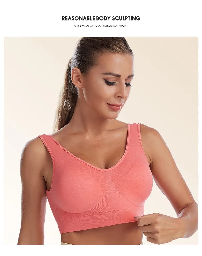 S-7XL Plus Size Thin Non-underwire Bra Zero Bondage Women's Underwear Sports Yoga Wireless Vest Seamless Adjustable Brassiere S-7XL Plus Size Thin Non-underwire Bra Zero Bondage Women's Underwear Sports Yoga Wireless Vest Seamless Adjustable Brassiere