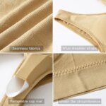 S-7XL Plus Size Thin Non-underwire Bra Zero Bondage Women's Underwear Sports Yoga Wireless Vest Seamless Adjustable Brassiere - Image 5