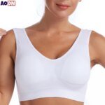 S-7XL Plus Size Thin Non-underwire Bra Zero Bondage Women's Underwear Sports Yoga Wireless Vest Seamless Adjustable Brassiere - Image 2