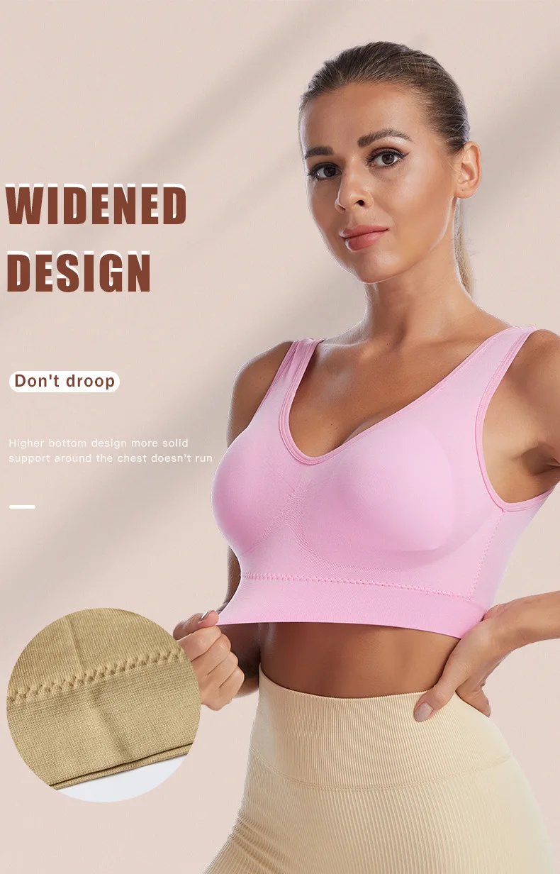 S-7XL Plus Size Thin Non-underwire Bra Zero Bondage Women's Underwear Sports Yoga Wireless Vest Seamless Adjustable Brassiere S-7XL Plus Size Thin Non-underwire Bra Zero Bondage Women's Underwear Sports Yoga Wireless Vest Seamless Adjustable Brassiere