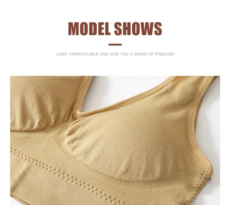 S-7XL Plus Size Thin Non-underwire Bra Zero Bondage Women's Underwear Sports Yoga Wireless Vest Seamless Adjustable Brassiere S-7XL Plus Size Thin Non-underwire Bra Zero Bondage Women's Underwear Sports Yoga Wireless Vest Seamless Adjustable Brassiere
