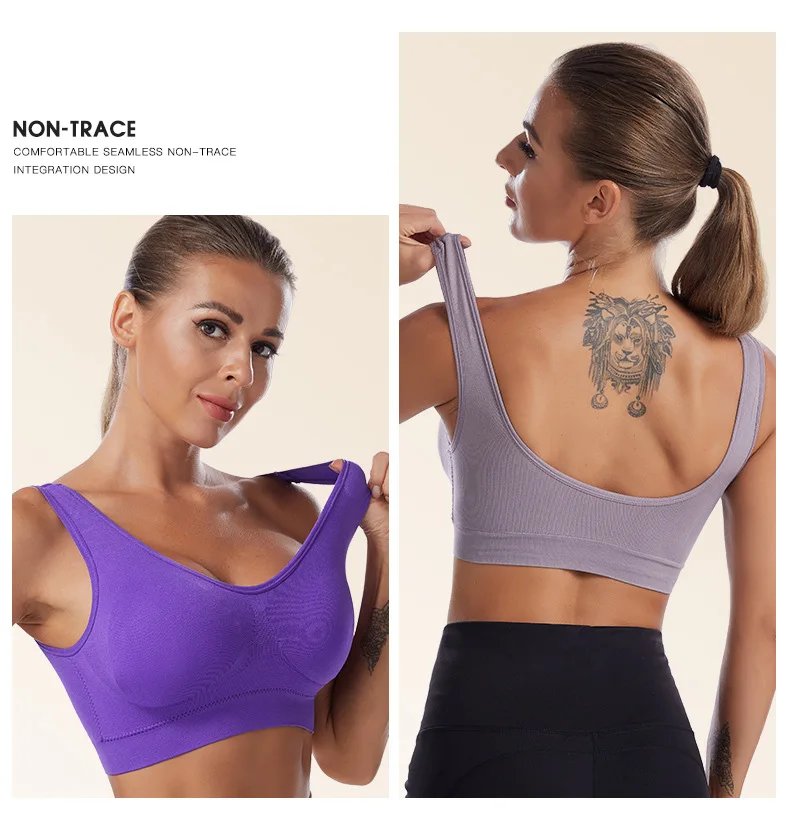 S-7XL Plus Size Thin Non-underwire Bra Zero Bondage Women's Underwear Sports Yoga Wireless Vest Seamless Adjustable Brassiere S-7XL Plus Size Thin Non-underwire Bra Zero Bondage Women's Underwear Sports Yoga Wireless Vest Seamless Adjustable Brassiere